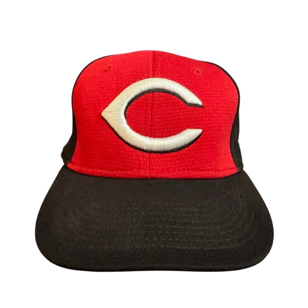 Cincinnati Reds MLB Baseball Hat OC Sports Red Black Adjustable Cap OSFM